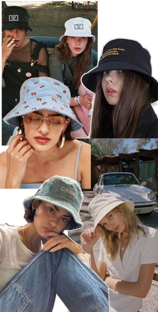 bucket hats for spring and summer