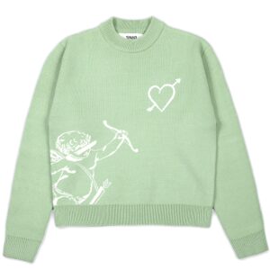 Custom Men's Cotton Jacquard Graphic Crew Neck Pullover Jumper