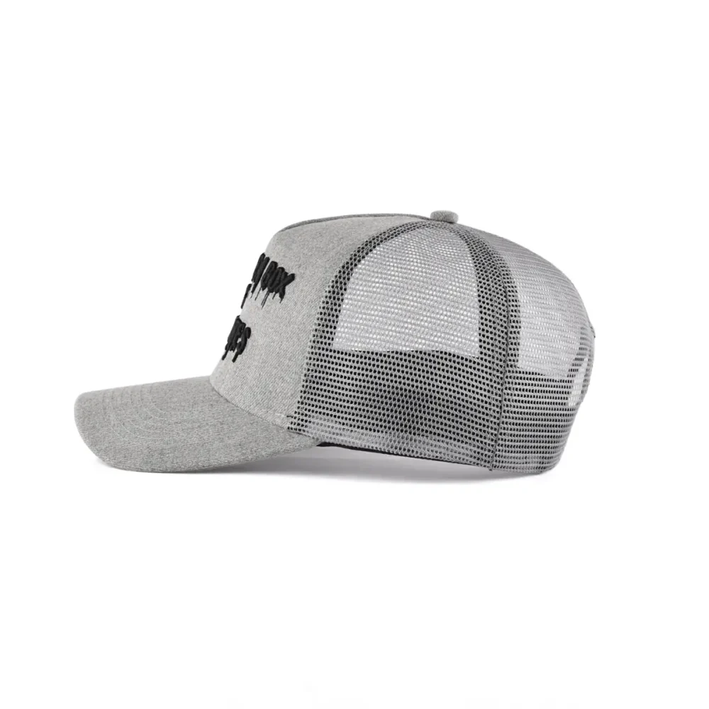 Aung-Crown-5-panel-gray-trucker-hat-at-the-horizontal-view-ACNA2011122 Aung-Crown-5-panel-gray-trucker-hat-at-the-horizontal-view-ACNA2011122