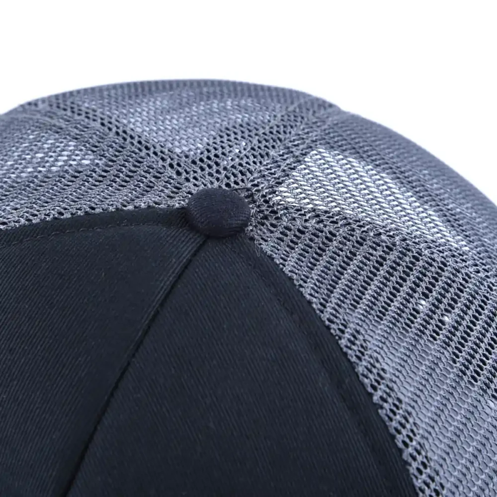 Aung-Crown - Cappello da camionista a 6 pannelli con un bottone nero - KN2012153 Aung-Crown - Cappello da camionista a 6 pannelli con un bottone nero - KN2012153