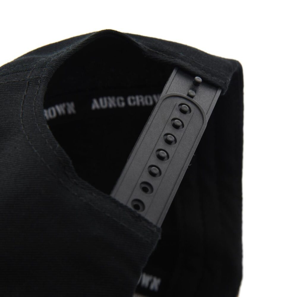 Aung-Crown-schwarz-camouflage-schnapprücken-mütze-mit-plastik-schnappverschluss-SFG-210316-4 Aung-Crown-schwarz-camouflage-schnapprücken-mütze-mit-plastik-schnappverschluss-SFG-210316-4