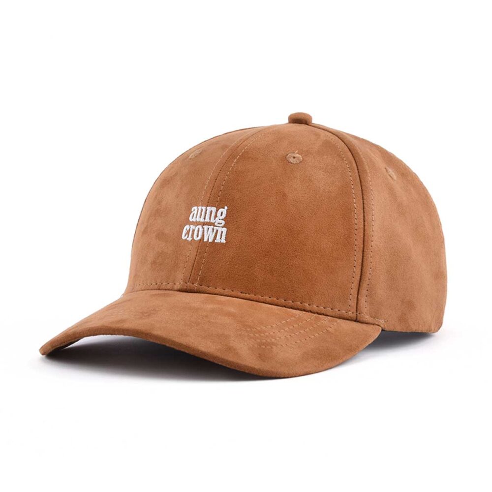 Aung-Crown-brown-suede-baseball-cap-KN2102021 Aung-Crown-brown-suede-baseball-cap-KN2102021