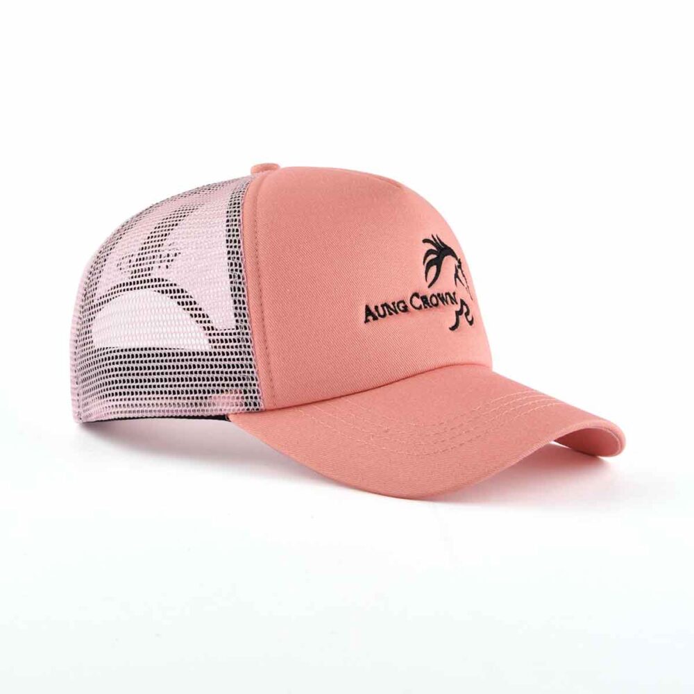 Aung-Crown-casual-pink-popular-trucker-hat-for-women-and-men-KN2012073 Aung-Crown-casual-pink-popular-trucker-hat-for-women-and-men-KN2012073