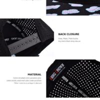 Aung-Crown-casual-sombrero-de-camionero-de-alas-planas-con-detalles-finos