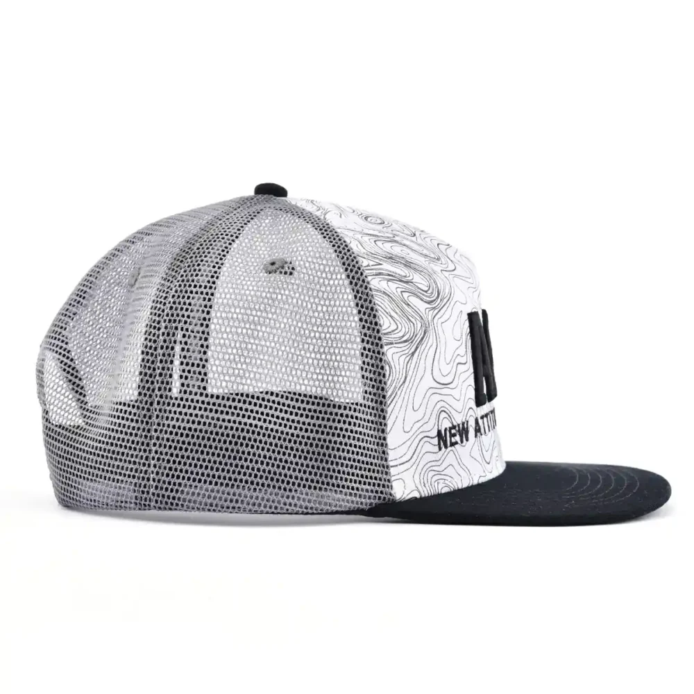 Aung-Crown-casual-sombrero de camionero blanco y negro con ala ancha y plana-KN2103033 Aung-Crown-casual-sombrero de camionero blanco y negro con ala ancha y plana-KN2103033