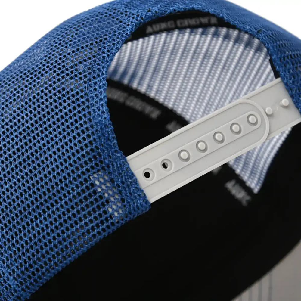 Aung-Crown-sombrero de béisbol de camionero con cierre a presión de plástico gris-SFA-210415-2 Aung-Crown-sombrero de béisbol de camionero con cierre a presión de plástico gris-SFA-210415-2