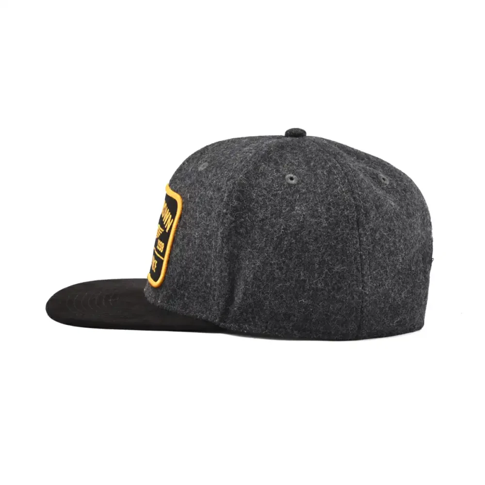 Aung-Crown-gris-negro-plano-negro-snapback-sombrero-para-hombres-ACNA2011126 Aung-Crown-gris-negro-plano-negro-snapback-sombrero-para-hombres-ACNA2011126