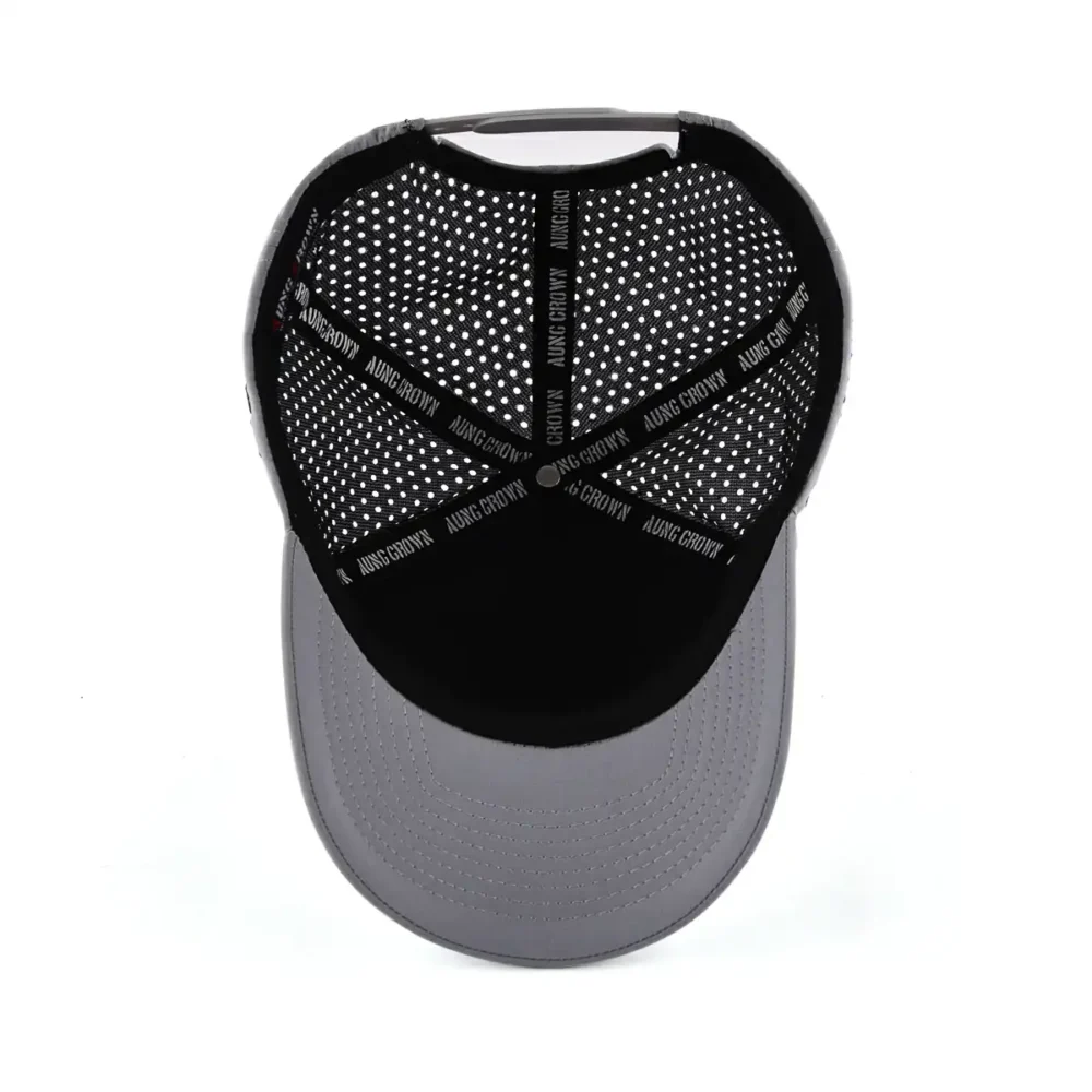 Aung-Crown-gray-costum-embroidered-trucker-hat-at-the-inner-view-KN2012181 Aung-Crown-gray-costum-embroidered-trucker-hat-at-the-inner-view-KN2012181