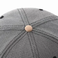 Aung-Crown-gray-suede-strapback-with-a-6-panel-crown-and-a-khaki-top-button-KN2102045