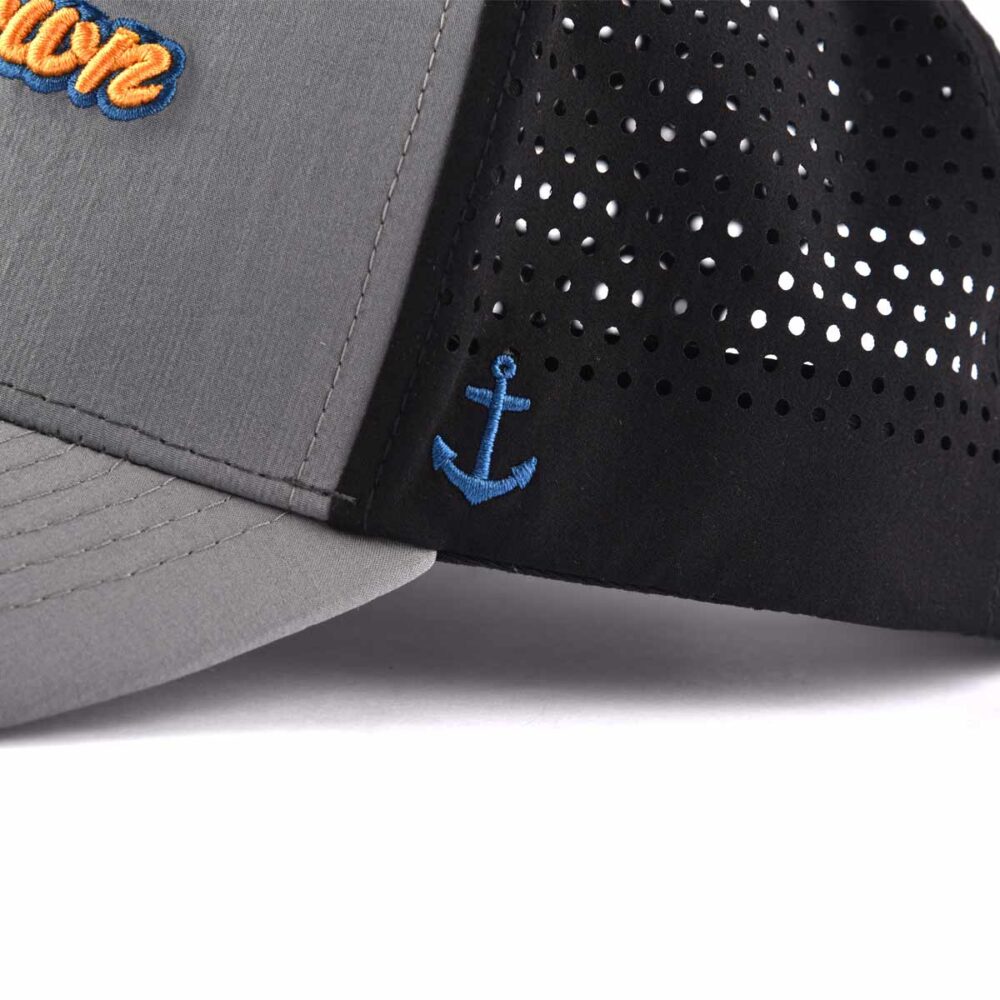 Aung-Crown-grey-trucker-hat-for-sports-with-a-flat-embroidery-at-the-side-KN2012042 Aung-Crown-grey-trucker-hat-for-sports-with-a-flat-embroidery-at-the-side-KN2012042