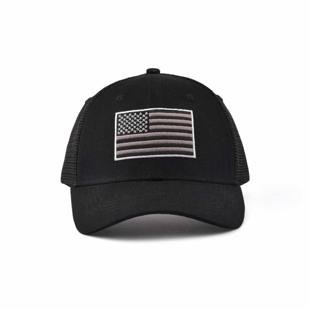 Aung-Crown-mens-black-trucker-hat-KN2101281