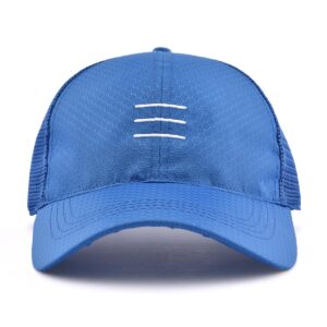 Colorful sport flat embroidery trucker hat KN2103011