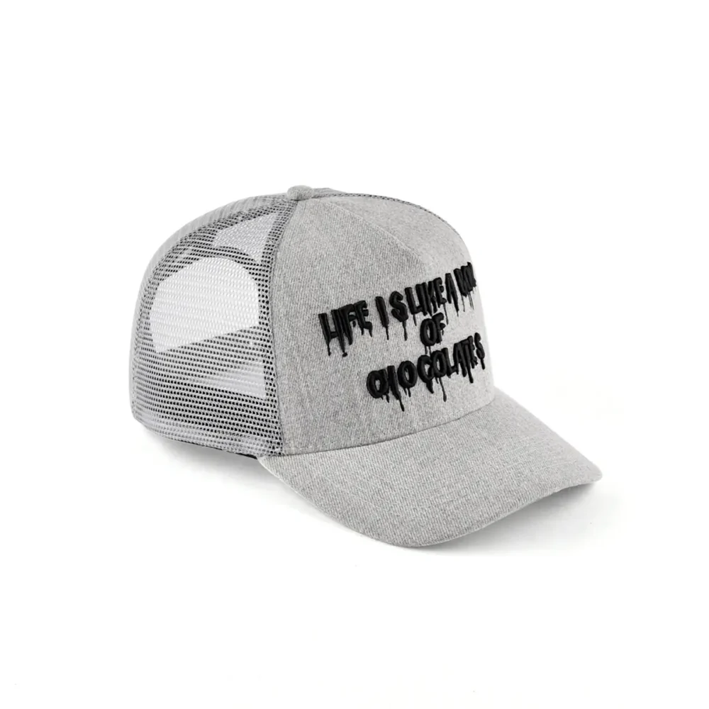 Aung-Crown-unisex-5-panel-gray-trucker-hat-with-a-gray-curved-brim-ACNA2011122 Aung-Crown-unisex-5-panel-gray-trucker-hat-with-a-gray-curved-brim-ACNA2011122