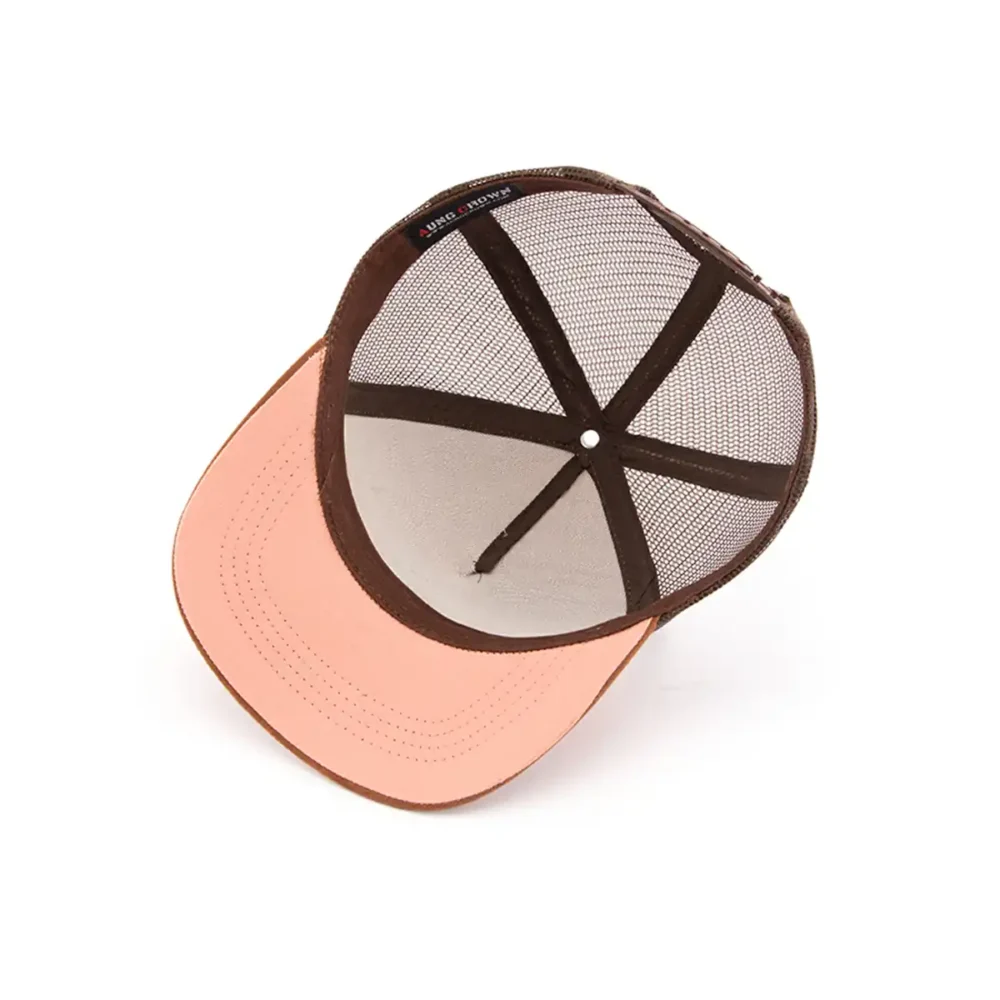 Aung-Crown-chapeau de camion brun unisexe-au-côté-de-la-vue-intérieure-KN2103043 Aung-Crown-chapeau de camion brun unisexe-au-côté-de-la-vue-intérieure-KN2103043