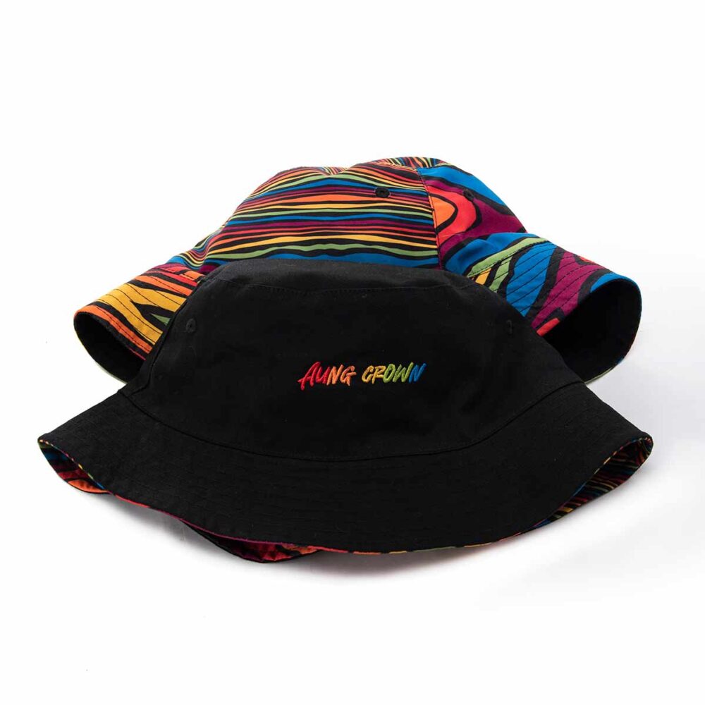 Aung-Crown-unisex-double-sided-bucket-hat-SFG-210428-1 Aung-Crown-unisex-double-sided-bucket-hat-SFG-210428-1