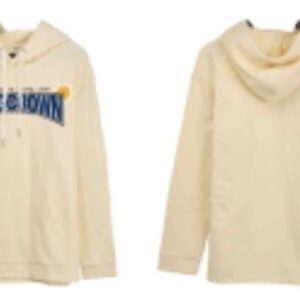 Sweat à capuche en polaire beige avec personnage imprimé par transfert de chaleur pour hommes SFZ-210518-5