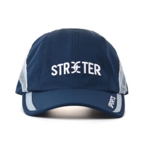 Sport nylon mesh blue and white trucker hat KN2103152