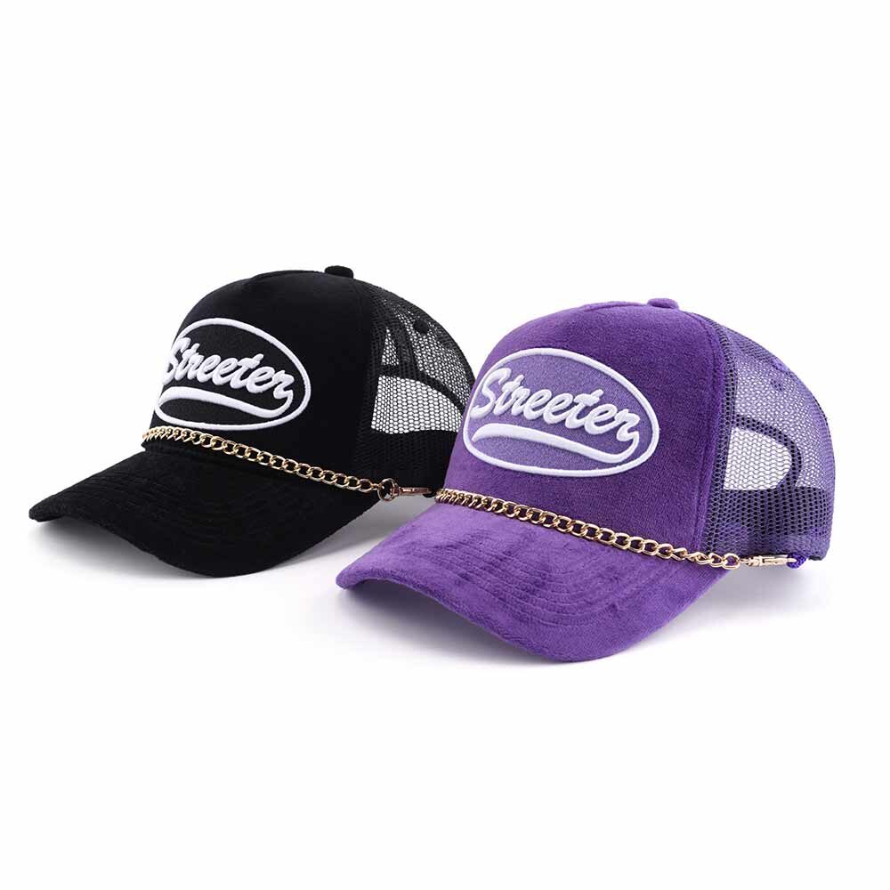 Streeter-black-or-purple-casual-mesh-trucker-hat-for-women-and-men-KN2102051 Streeter-black-or-purple-casual-mesh-trucker-hat-for-women-and-men-KN2102051