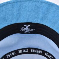 Streeter-blue-terry-bucket-hat-with-an-inner-label-and-taping-KN2103021