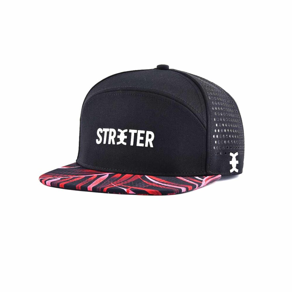 Streeter-casual-sports-black-and-red-trucker-hat-for-women-and-men-KN20112701 Streeter-casual-sports-black-and-red-trucker-hat-for-women-and-men-KN20112701