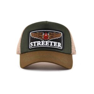 Classic 3D Embroidery Piping Applique Trucker Hat for Men KN2012093