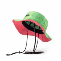 Chapeau de randonnée Streeter-green-bucket-hat avec cordons ajustables-KN2102204