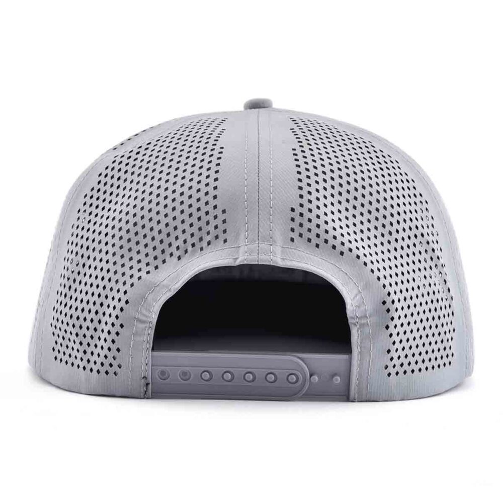 Streeter-sports-trendy-trucker-hat-with-a-gray-plastic-snap-and-a-gray-laser-hole-back-KN2103125 Streeter-sports-trendy-trucker-hat-with-a-gray-plastic-snap-and-a-gray-laser-hole-back-KN2103125