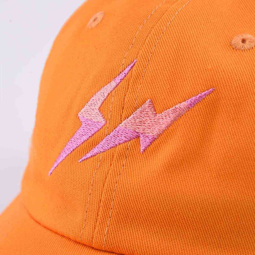 The-embroidered-logo-with-lightning-pattern-of-orange-womens-baseball-hat-SFA-210409-2 The-embroidered-logo-with-lightning-pattern-of-orange-womens-baseball-hat-SFA-210409-2