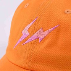 The-embroidered-logo-with-lightning-pattern-of-orange-womens-baseball-hat-SFA-210409-2