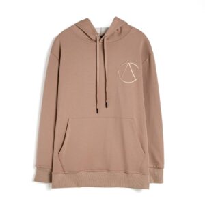 Khaki Hooded Tracksuit for Men KN2101271
