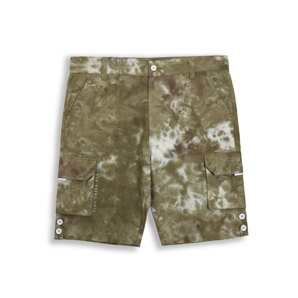khaki-tie-dye-shorts-KN2103164 khaki-tie-dye-shorts-KN2103164