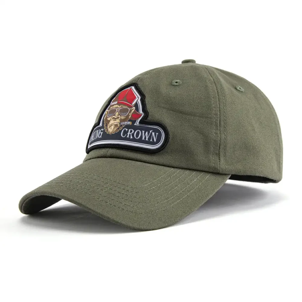 left-view-for-the-amry-green-baseball-cap-KN2101051 left-view-for-the-amry-green-baseball-cap-KN2101051