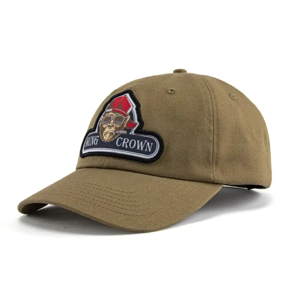 left-view-for-the-olive-green-baseball-cap-KN2101051 left-view-for-the-olive-green-baseball-cap-KN2101051