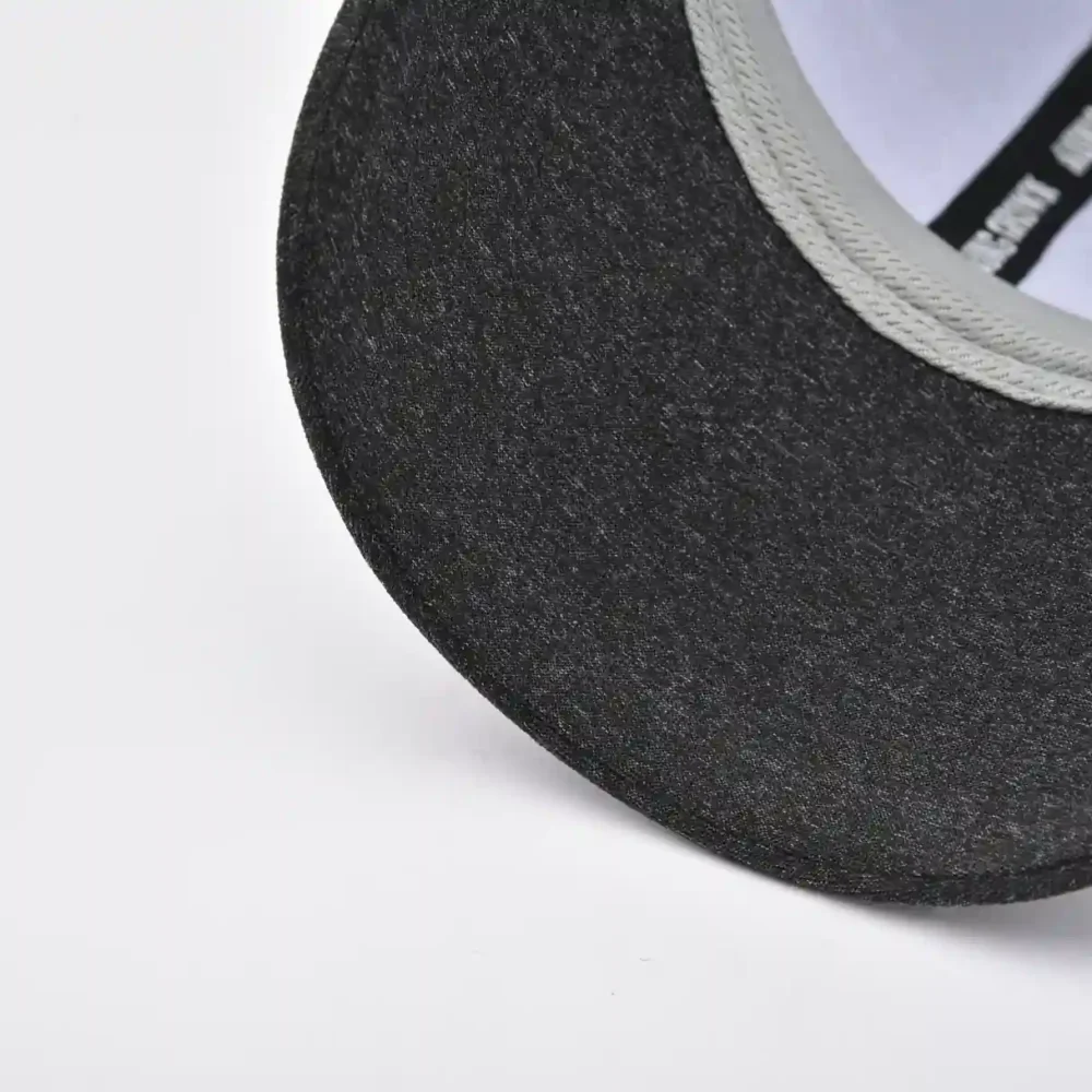 boné de basebol branco cinzento-escuro com aba curva-KN2012122 boné de basebol branco cinzento-escuro com aba curva-KN2012122