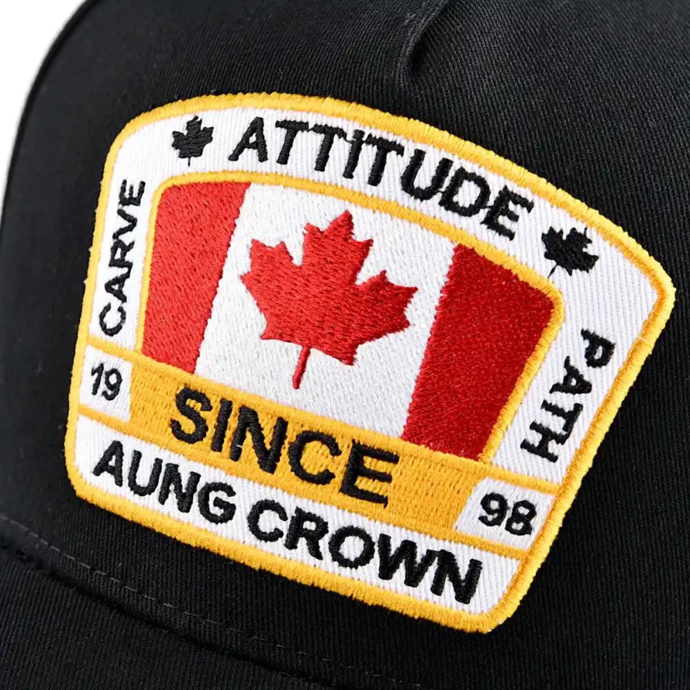 the-flat-embroidery-applique-on-the-front-of-the-black-5-panel-baseball-hat-KN2012251 the-flat-embroidery-applique-on-the-front-of-the-black-5-panel-baseball-hat-KN2012251