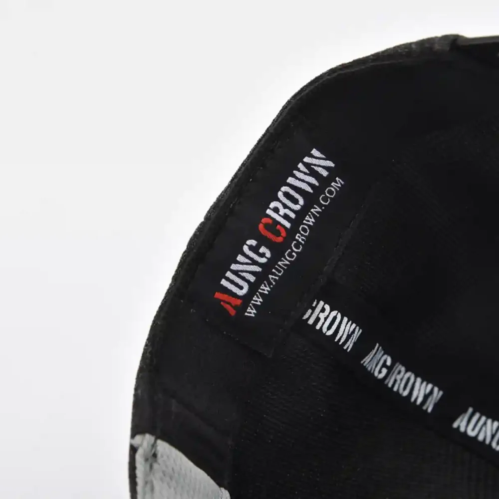 o rótulo interno do boné de basebol cinzento-escuro-branco-KN2012122 o rótulo interno do boné de basebol cinzento-escuro-branco-KN2012122