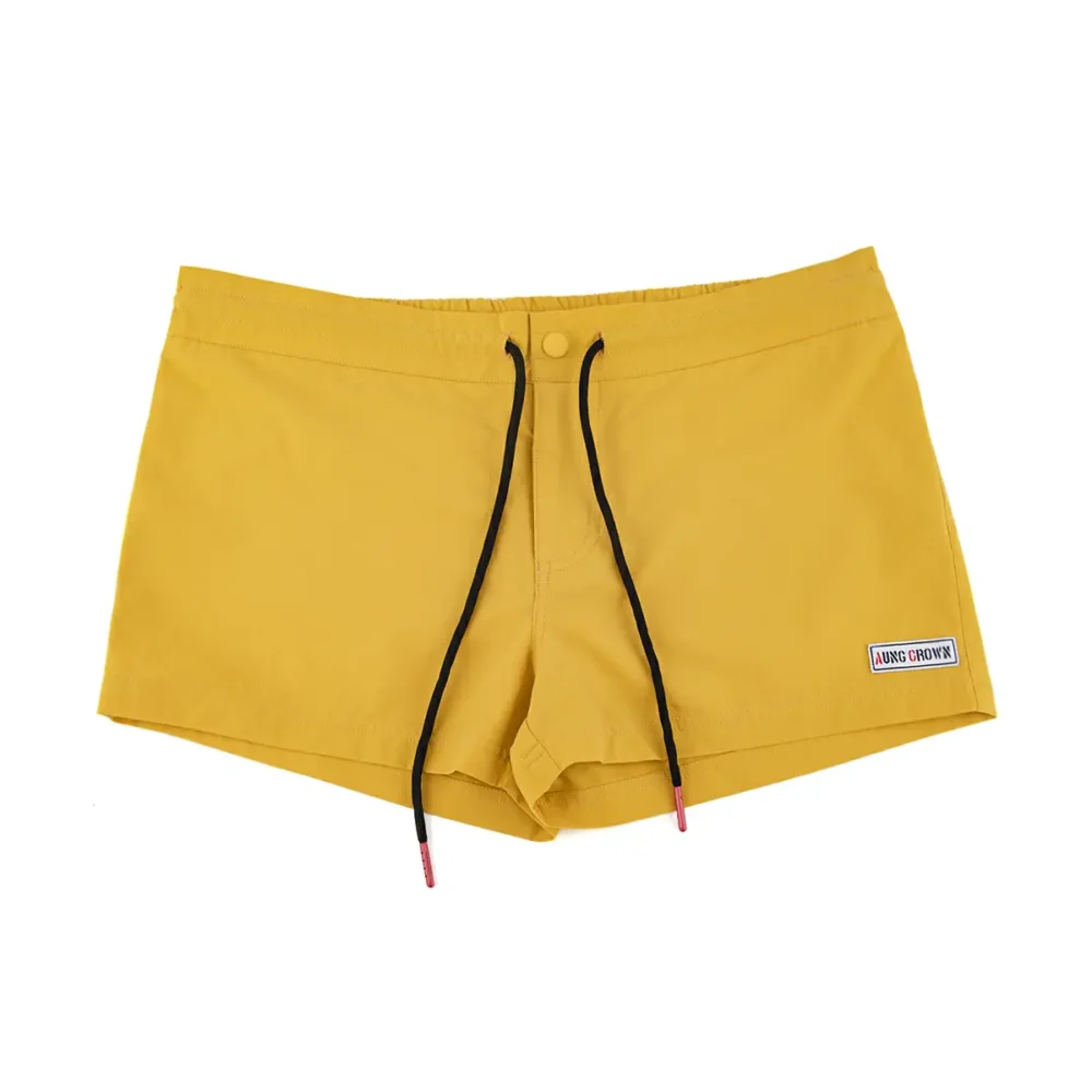 yellow-sweat-shorts-women-SFA-210420-2 yellow-sweat-shorts-women-SFA-210420-2