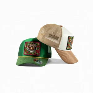 Nylon Mesh Five Panel Structured Dad Cap