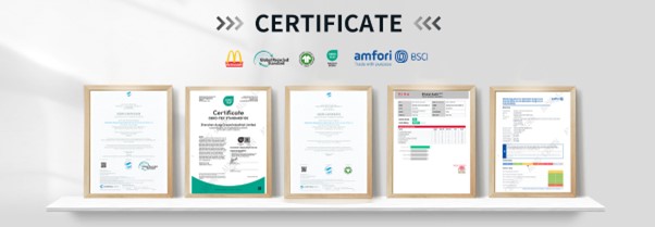 certificates of sustainable materials