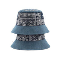 paisley denim bucket hat S2403-009 (3)