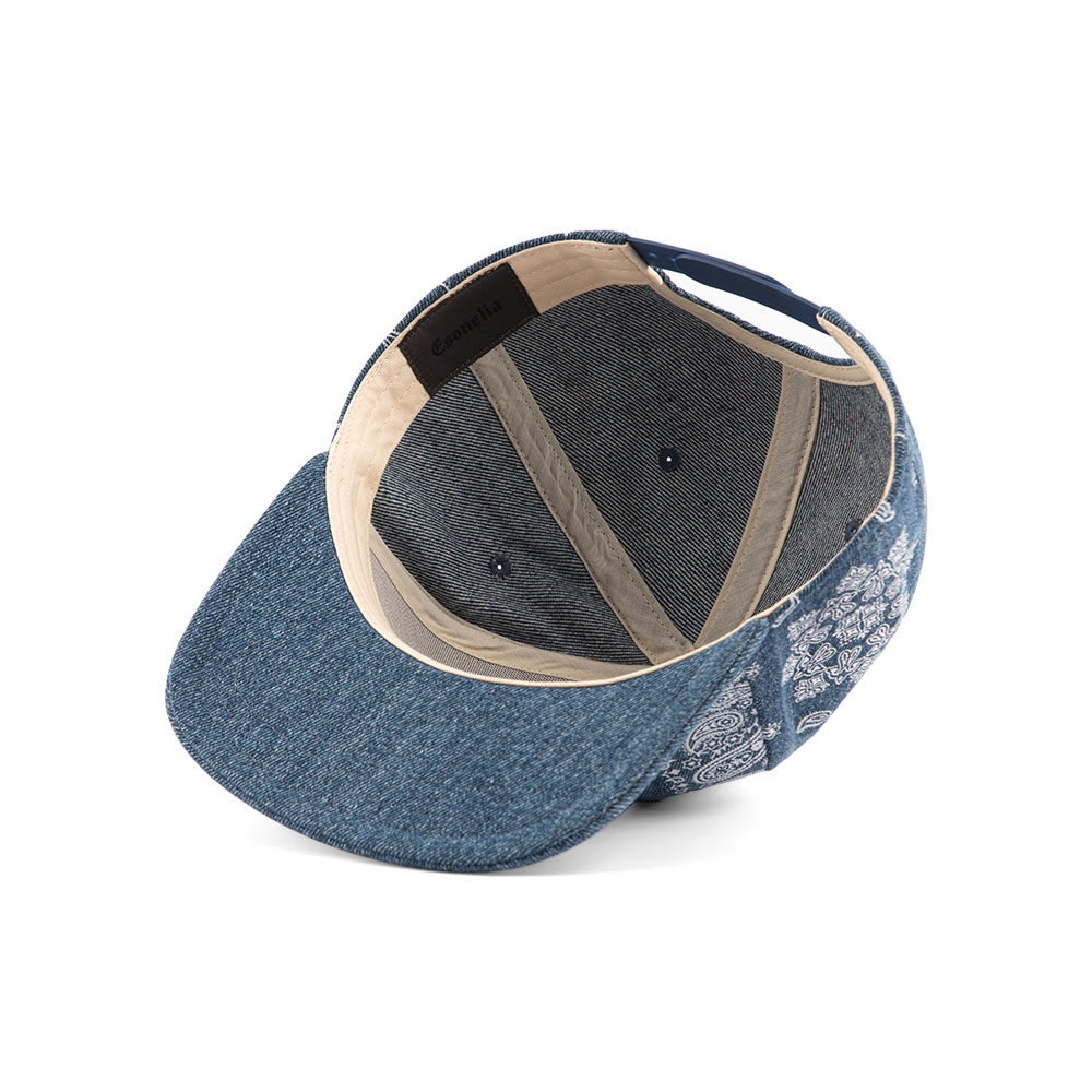 Джинсовая кепка с рюкзаком с пейсли S2403-001 (4) Джинсовая кепка с рюкзаком с пейсли S2403-001 (4)