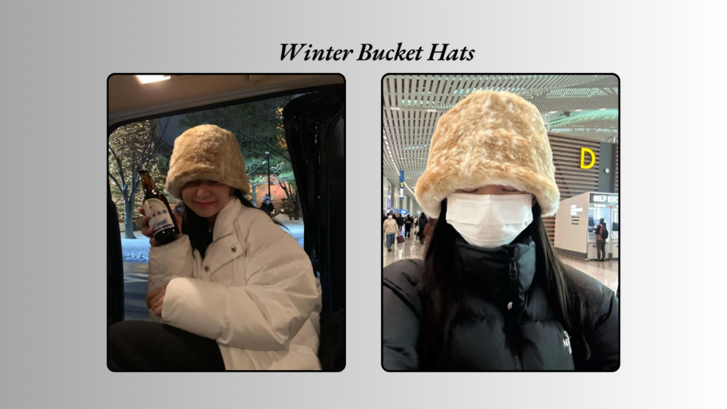 plush bucket hats