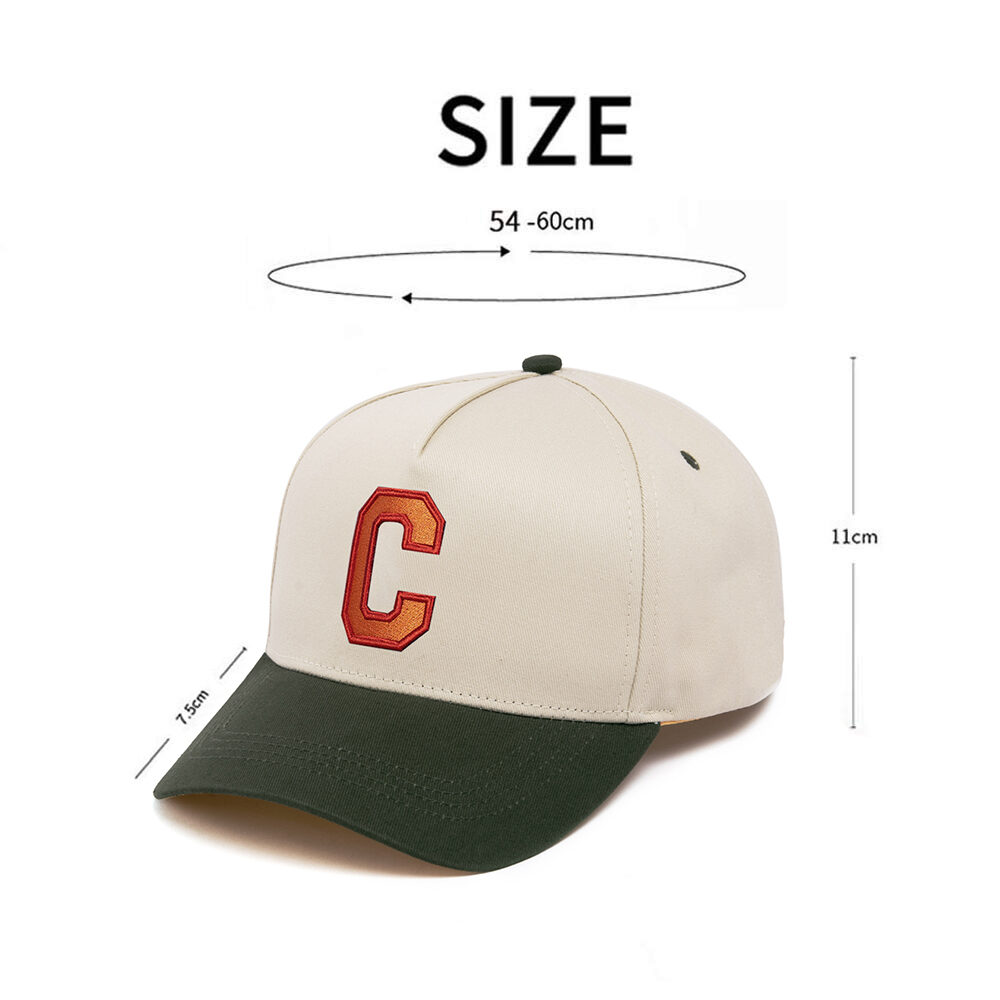 Двухцветный цвет 5 панелей бейсбольная шляпа Двухцветный цвет 5 панелей бейсбольная шляпа