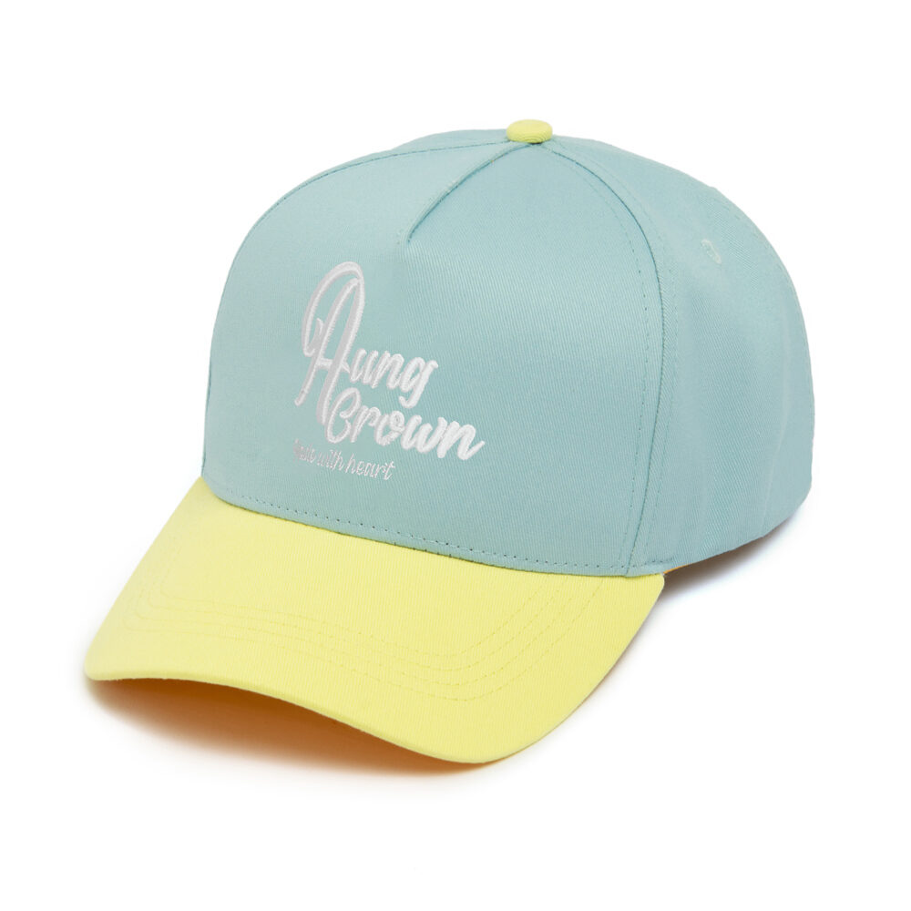 Двухцветный цвет 5 панелей бейсбольная шляпа Двухцветный цвет 5 панелей бейсбольная шляпа