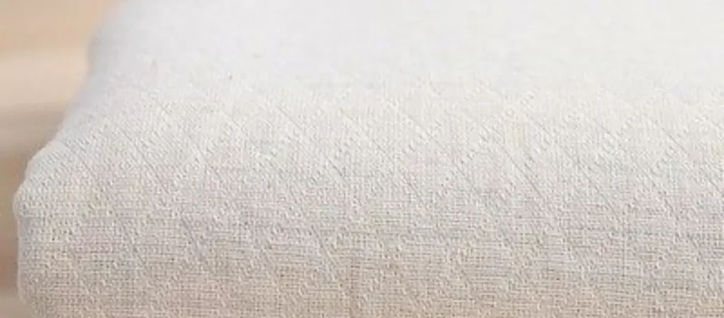 Хлопчатобумажная льняная ткань, белый
