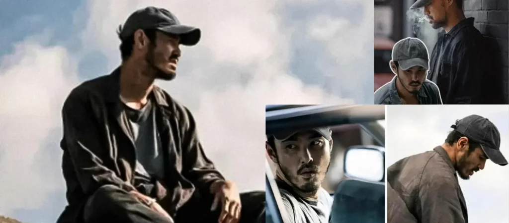 2. dark gray baseball cap