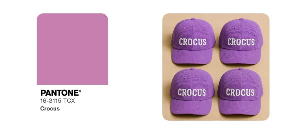 Crocus & Crocus Baseball Caps