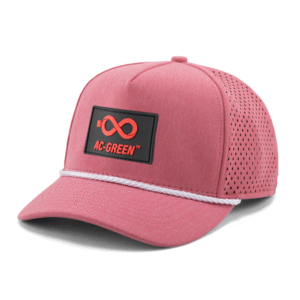 Mayorista Personalizado Impermeable Poliéster Deportes 5 Panel Cuerda Laser Cut Hole Camp Hat