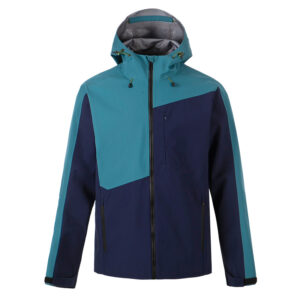 Custom Men's Long Waterproof Windbreaker Jacket