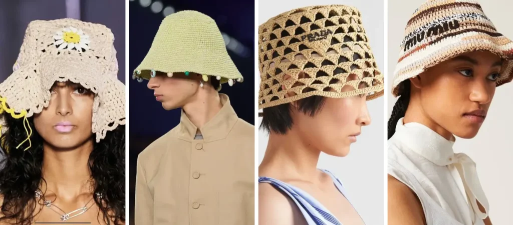 Knitted Bucket Hats - 02